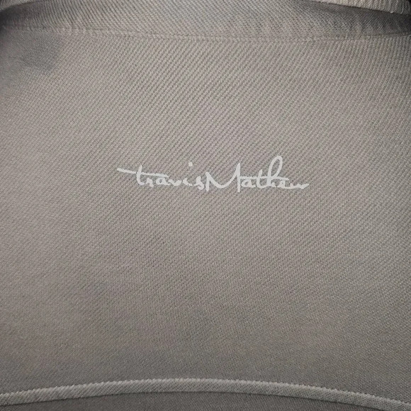 Travis Mathew Mens‎ Gray White Polo Shirt Large - Picture 4 of 6